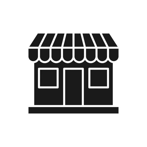 Uložit Ikonu Vektorový Design Ilustrace Store Building Icon Vector Design — Stockový vektor