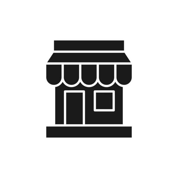 Store Icon Design Vettoriale Illustrazione Progettazione Vettoriale Icona Store Building — Vettoriale Stock