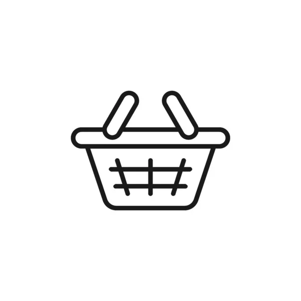 Icono Del Carrito Compras Vector Illustration Carro Compra Vector Icono — Vector de stock