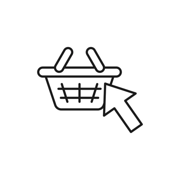 Shopping Cart Arrow Icon Vector Design Shopping Cart Icon Arrow — Stock Vector