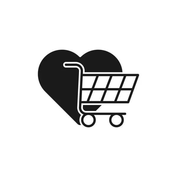 Icono Lista Deseos Compras Ilustración Vectorial Lista Deseos Compras Con — Vector de stock