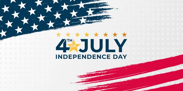 Fjärde Juli Självständighetsdagen Usa Banner Bakgrund Vektor Illustration Självständighetsdagen Usa Stockillustration