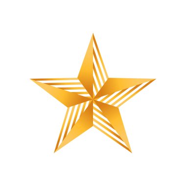 Soyut Yıldız Logosu Tasarım Vektörü şablonu. Basit ve Zarif Yıldız Logosu tasarım konsepti. İş, markalaşma, şirket, web sitesi, sembol, şirket, logo için Star Logo ikonu vektör tasarım şablonu.