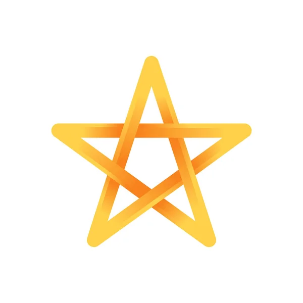Абстрактный Вектор Дизайна Простая Элегантная Концепция Логотипа Star Star Logo — стоковый вектор