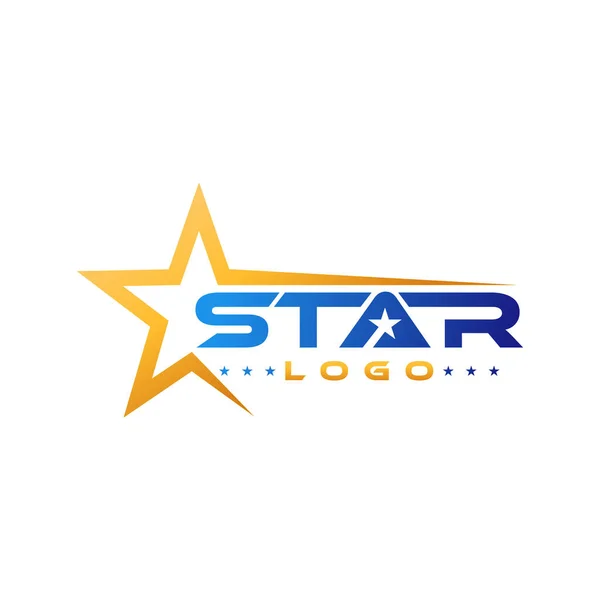 Abstrakcyjny Szablon Wektora Projektu Logo Gwiazdy Prosta Elegancka Koncepcja Star — Wektor stockowy
