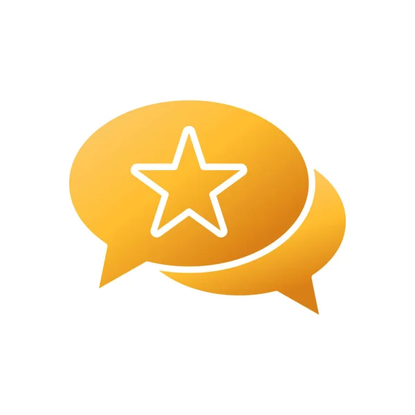 Рейтинг Обзор Обратная Связь Иконка Векторной Иллюстрации Customer Rating Icon — стоковый вектор