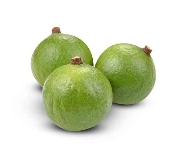 Noci Macadamia Sfondo Bianco — Foto Stock