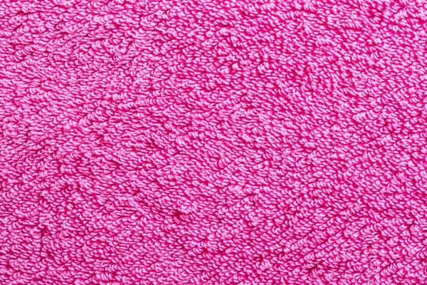 Pink Terry Towel Background Close Handmade — Stock Photo, Image