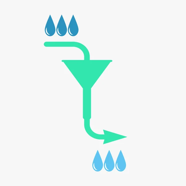 Water filtration concept — Stock Illustration Water filtration concept Royalty Free Stock Illustrations