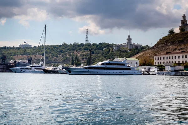 Seehafen in Sewastopol — Stockfoto