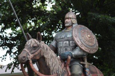 Kamensk-Shakhtinsky Rostov bölgesi. Eski köy. Manzara parkının bölgesi 