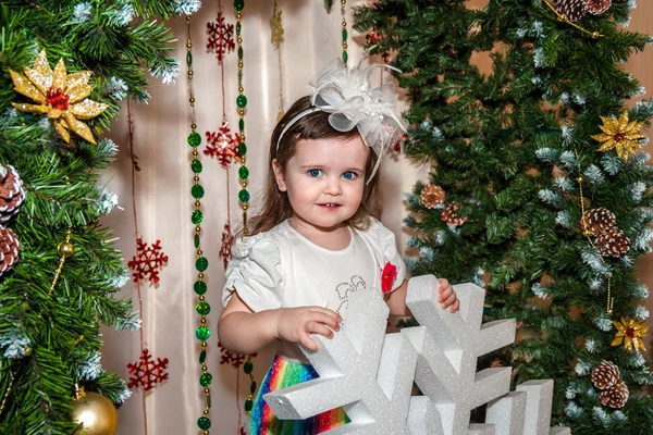 In afwachting van Kerstmis wonderen Stockfoto