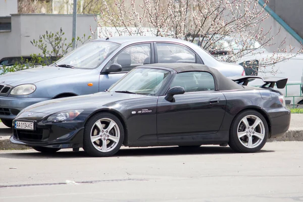 Voiture Sport Dans Parking — Photo