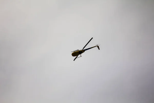 Hélicoptère Plaisir Dans Ciel Marcher Sur Kiev — Photo