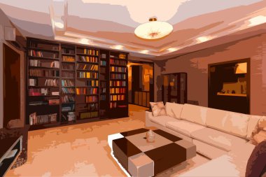 Soçi 'de seçkin bir apartmanın içinde.