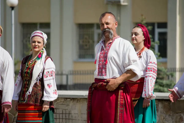 Pieśni Tańce Ukraińskich Strojach Ludowych — Zdjęcie stockowe