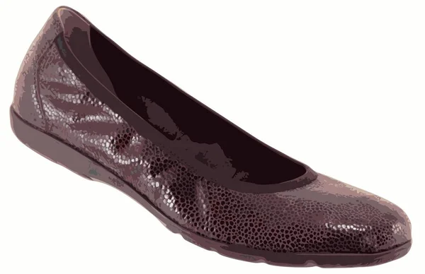 Zapatos Tacón Bajo Verano Para Mujer Zapatos Tacón Bajo Verano — Vector de stock