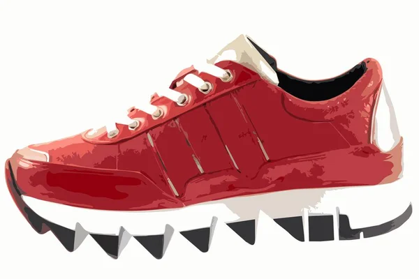 Sportschoenen Voor Dames — Stockvector