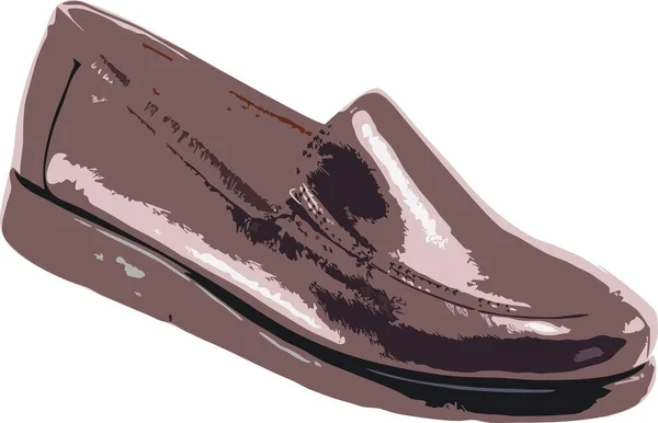 Chaussures Semelle Solide Pour Femmes — Image vectorielle