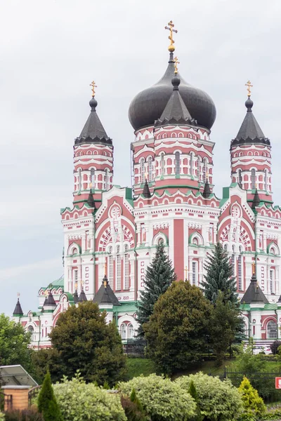 Catedral San Panteleimón Kiev Feofaniya —  Fotos de Stock