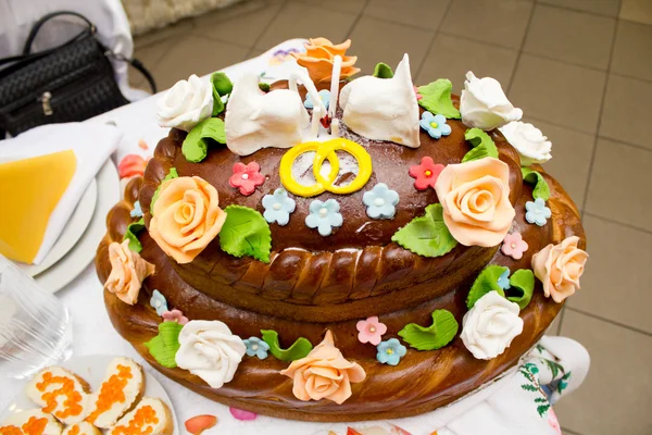 Pão de casamento tradicional — Fotografia de Stock