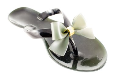 flip flop üzerinde beyaz