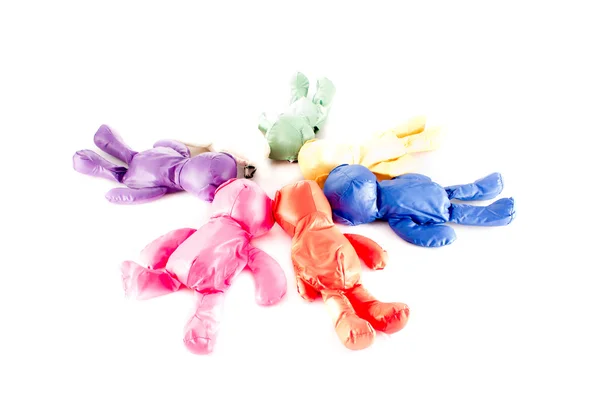 Colorful textile toys — Stock Photo, Image