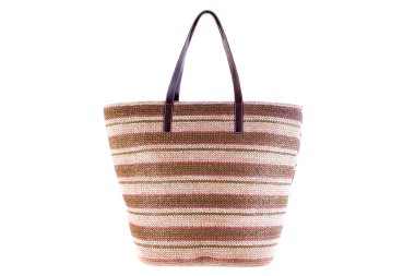 çizgili plaj çantası