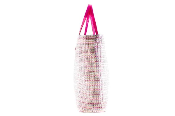 Striped beach bag — Stock Photo, Image