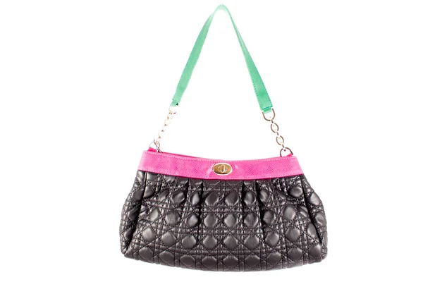 Black textile purse — Stock Photo, Image