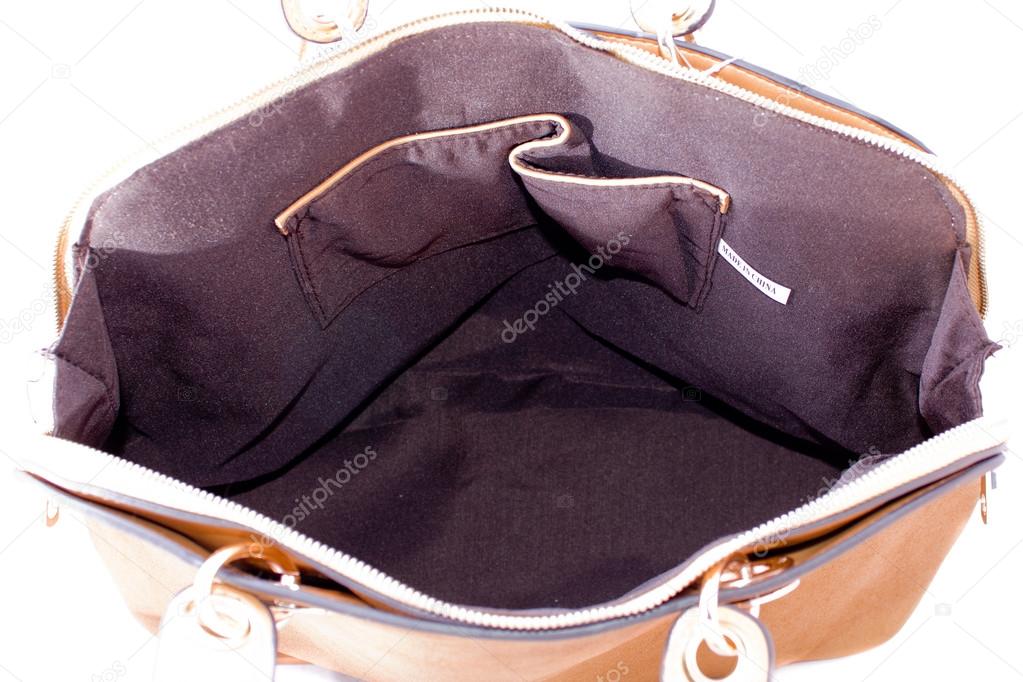 open handbag