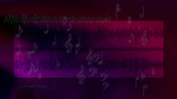 Fond sonore violet foncé 