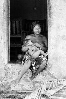 Togo'daki gerçek insanlar, siyah beyaz