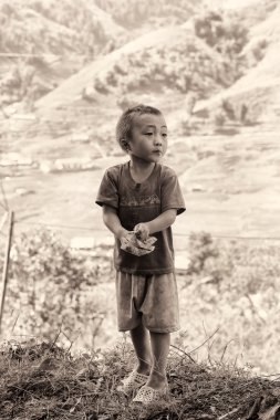 Vietnam, gerçek insanlar siyah beyaz