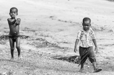 Togo'daki gerçek insanlar, siyah beyaz