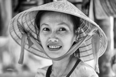 Vietnam, gerçek insanlar siyah beyaz