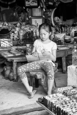 Vietnam, gerçek insanlar siyah beyaz