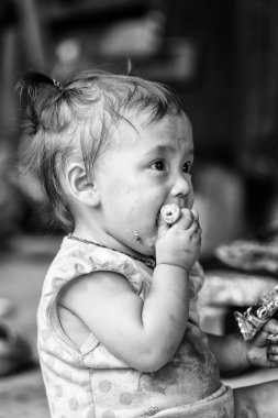 Vietnam, gerçek insanlar siyah beyaz