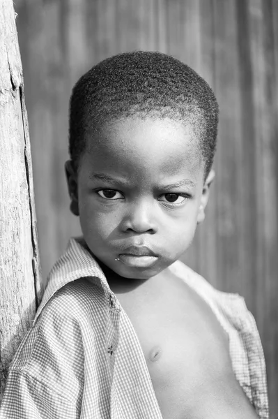 Real people in Togo, in Black and white — Stock Photo, Image