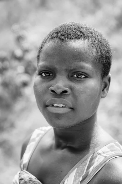 Skuteční lidé v Togo, v černém a bílém — Stock fotografie