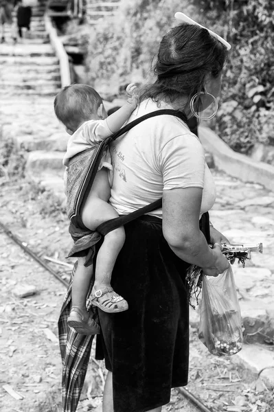 Personas reales en Vietnam, en blanco y negro —  Fotos de Stock