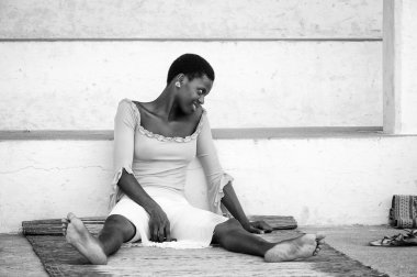 Togo'daki gerçek insanlar, siyah beyaz