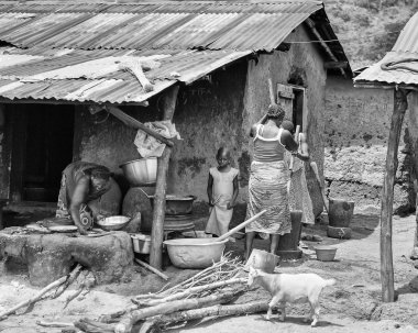 Benin'deki insanlar, siyah beyaz