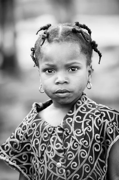 Echte mensen in Togo, in zwart-wit — Stockfoto