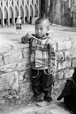 Vietnam, gerçek insanlar siyah beyaz