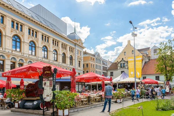 Architektur der Riga, Lettland — Stockfoto