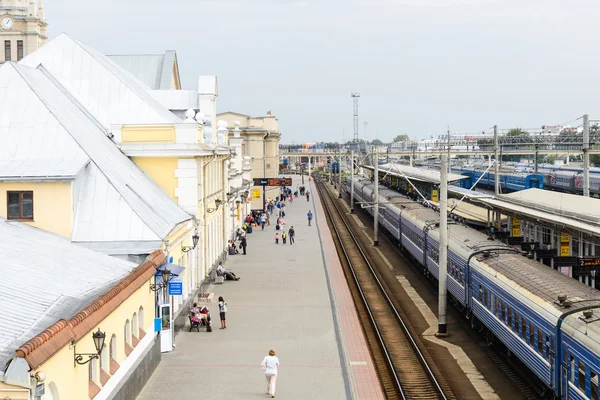 Железнодорожная станция Брест, Беларусь — стоковое фото