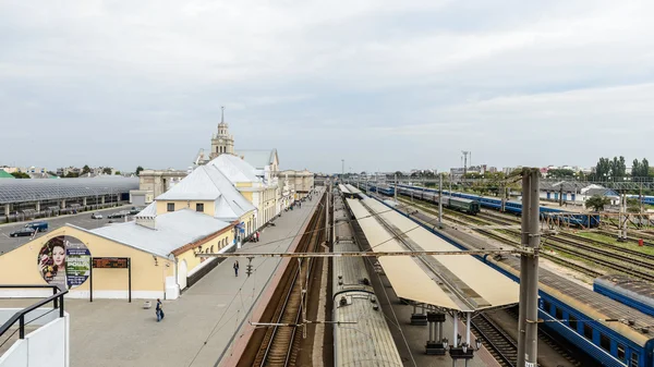 Järnvägsstationen i Brest, Vitryssland — Stockfoto