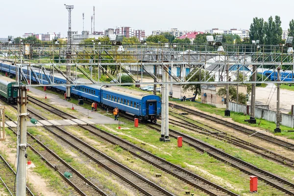 Залізничного вокзалу м. Брест, Білорусь — стокове фото