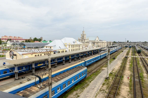 Railway station of Brest, Belarus — Stock Photo, Image